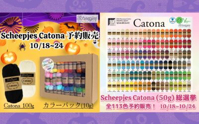 【新入荷】CATONA50総選挙！色とりどりの毛糸たち